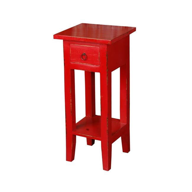 Sunset Trading Cottage Light Distressed Red Narrow Side ...