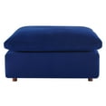 thumbnail image 6 of Modway Commix 4-Piece Down Filled Overstuffed Performance Velvet Sectional Sofa in Navy, 6 of 10