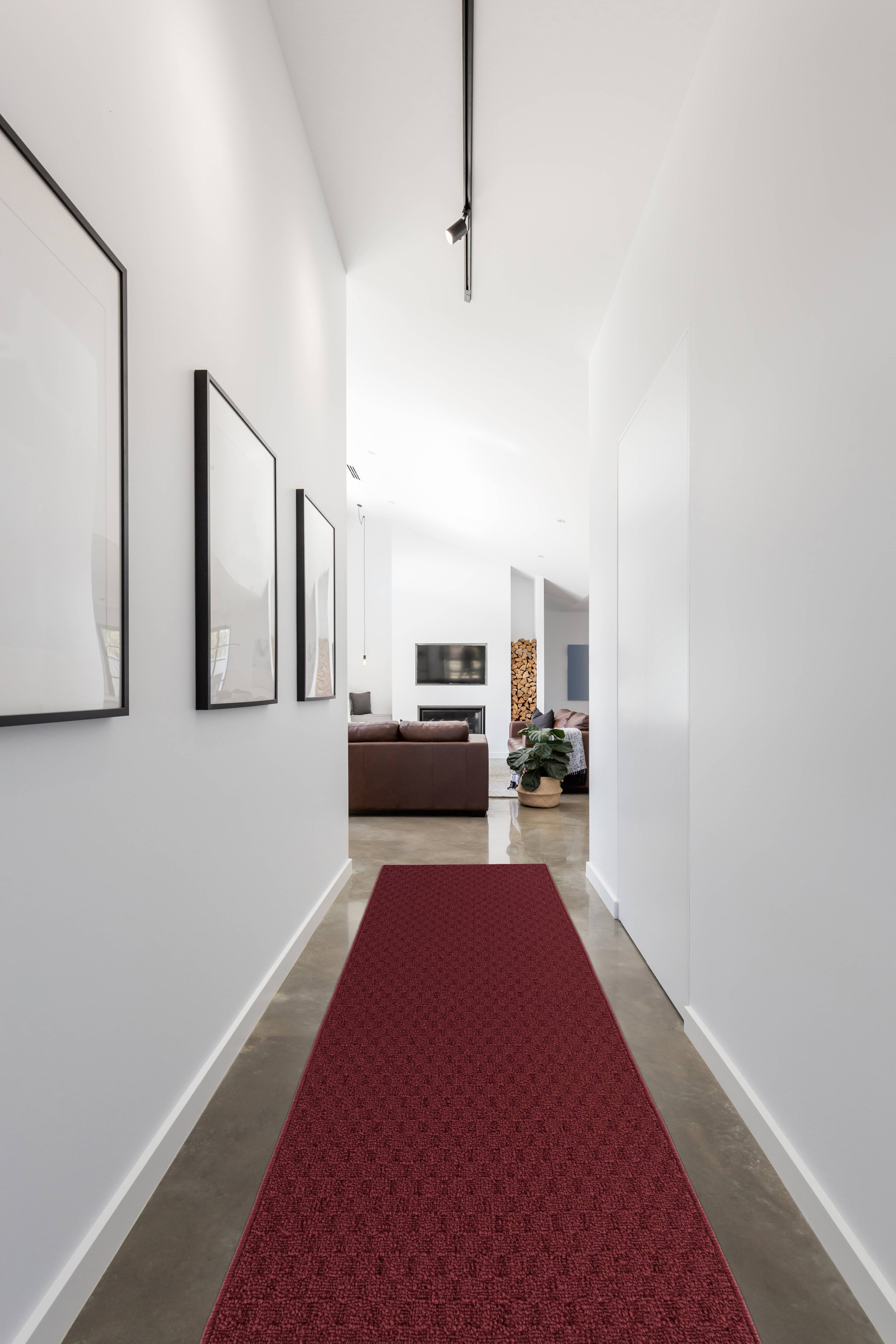 Garland Rug Town Square Chili Red Indoor Runner Rug, 2' x 12'