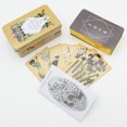 thumbnail image 4 of Waite-Juego de cartas de Tarot con caja de hierro, juego de mesa de cartas completo en inglés, tarjeta de oráculo bronceada, instrucciones de regalo de papel, 4 of 5