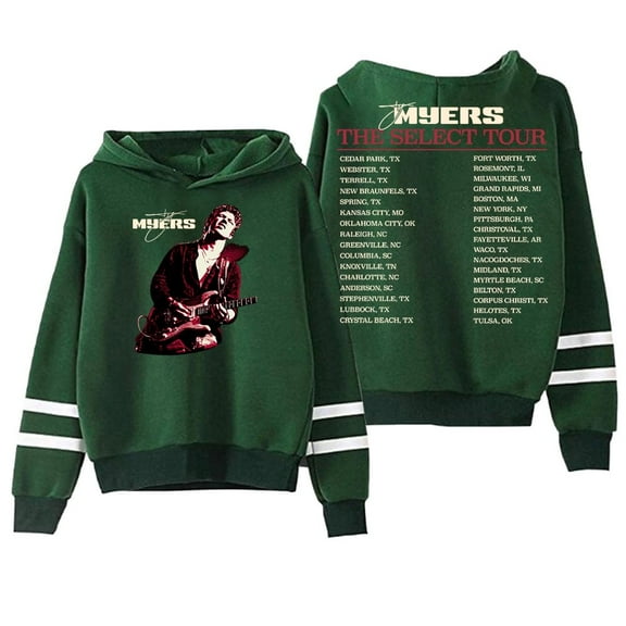Ty Myers Merch The Select Tour 2025 Hoodie Unisex Pocketless Double Bar Sleeve Sweatshirt Fashion Pullover