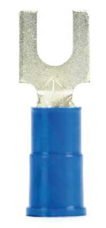 3M MVU14-6FBK Fork Terminal, Blue, 16 to 14 AWG, PK1000 by 3M