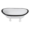thumbnail image 4 of Western Country Rustic Metal Freestanding Small Bathtub Replica Decor 5.75"L, 4 of 10