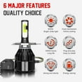 thumbnail image 5 of For Hyundai Tucson 2010-2013 4X Combo 9003 880 LED Headlight Fog Light Bulbs Kit, 5 of 11
