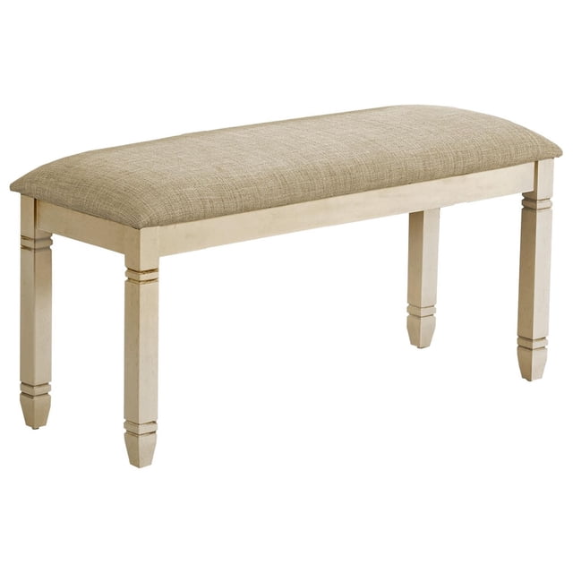 Monarch Specialties Bench, 41" Rectangular, Kitchen, Dining Room, Entryway, Bedroom, Upholstered, Wood, Grey Solid Wood, Grey Fabric, Transitional