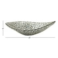 thumbnail image 3 of DecMode 22" x 10" Gray Mother of Pearl Shell Nautical Tray, 1-Piece, 3 of 12