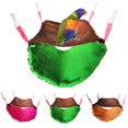 thumbnail image 1 of HEVIRGO Flannel Pet Hamster Chinchilla Rabbit Double-layer Hammock Hanging Mesh Bed Nest,Orange S, 1 of 9