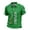 Green, variant on IWRICH Men's Plus Size Polo Shirts Waffle St. Patrick's Day Shamrock Short Sleeve Tees Casual Slim Fit Holiday Tops White XL