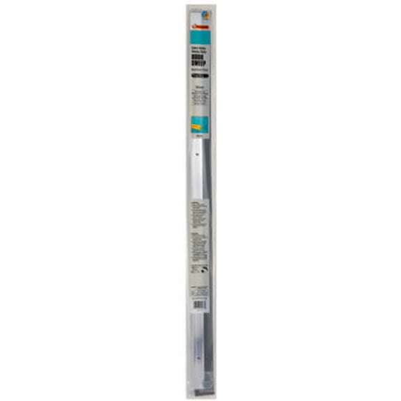 Frost King A62/36H Premium Extra Wide Aluminum and Vinyl Door Sweep, Brushed Chrome, 2" X 36"