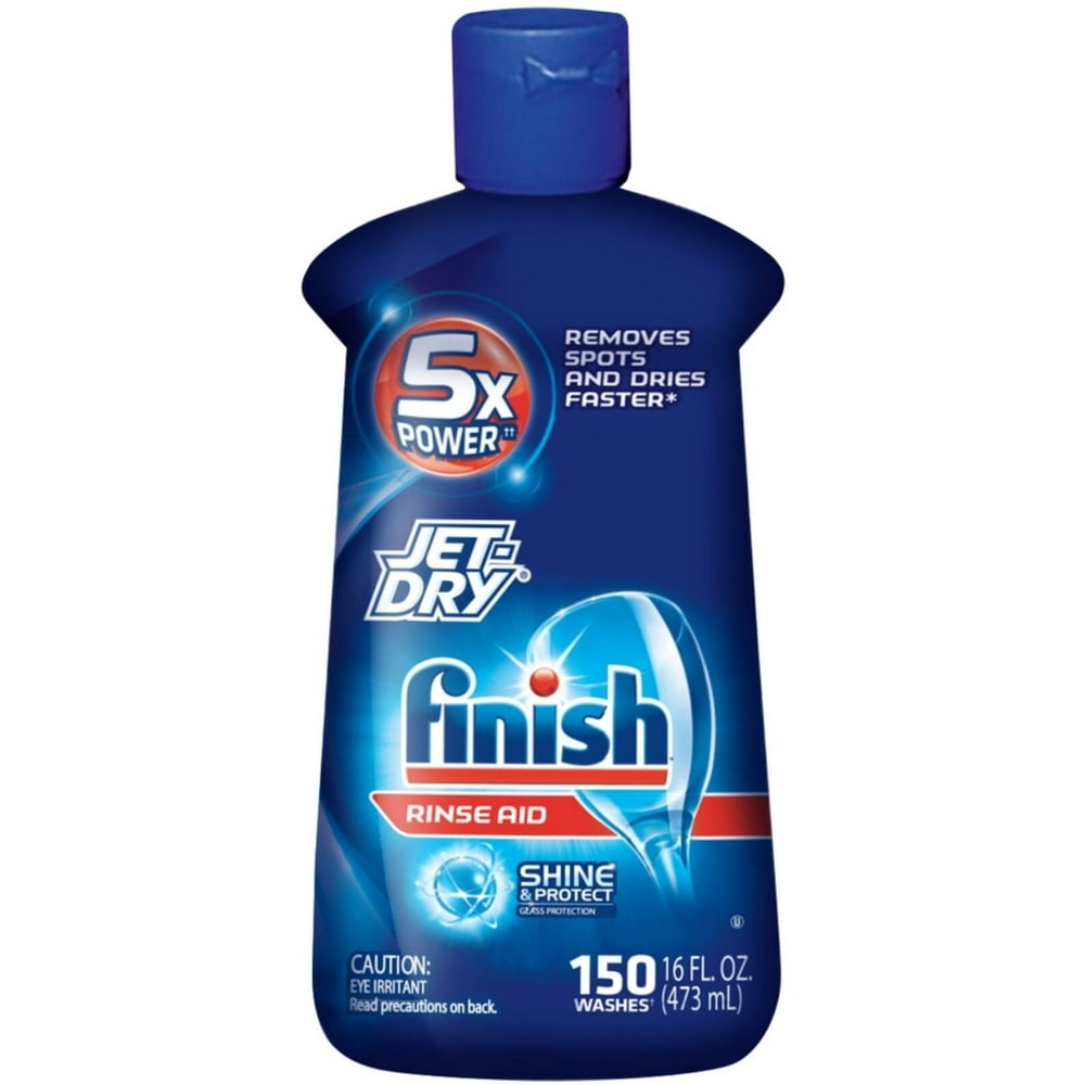 Finish JetDry Rinse Aid, Dishwasher Rinse Agent & Drying Agent 16 oz