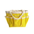 thumbnail image 1 of Bolsa de herramientas de jardín, bolsa de almacenamiento de herramientas de mano de tela Oxford, organizador de jardinería con bolsillos para mujeres y hombres (amarillo), 1 of 5