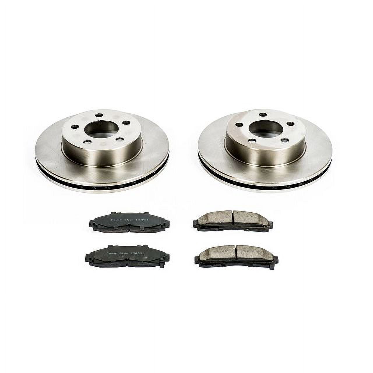 Power Stop Front Stock Replacement Brake Pad and Rotor Kit KOE1860