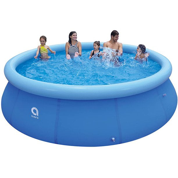 8ft Paddling Pool Large Family Swimming Fast Set Inflatable Round Kids UK 