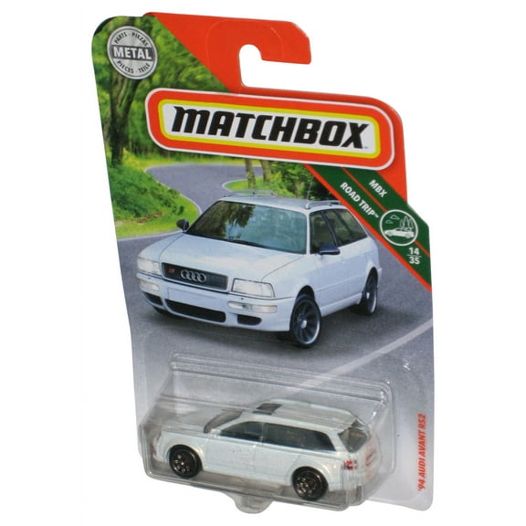 Matchbox MBX Road Trip 14/35 (2018) White '94 Audi Avant RS2 Car 20/125