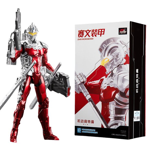 Figura de acción de Ultraman Tiga de ZD Toys, articulada y móvil, Agul Geed Trigger Ace Seven Jack Ultraman, figura de colección para adultos, regalo