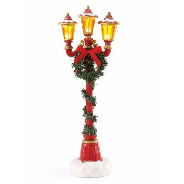 Possible Dreams Santas Street Lamp Post Christmas Accessory Figurine