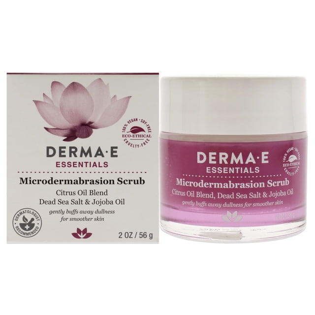 Exfoliante de microdermoabrasión de Derma-E para unisex: exfoliante de 2 oz Derma-E Derma-E Fregar 2 oz