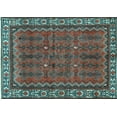 thumbnail image 1 of Ahgly Company Indoor Rectangle Persian Light Blue Traditional Area Rugs, 2' x 4', 1 of 4