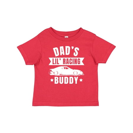 

Inktastic Dads Lil Racing Buddy Gift Baby Boy or Baby Girl T-Shirt