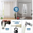thumbnail image 6 of Urbanest Adjustable Single Curtain Rod Set Gilded Chilton Finials – 1 - Inch Diameter, With French White Rod, 48–84 Inches, 6 of 7