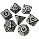 thumbnail image 3 of Juego 7 Dados Poliédricos Numéricos Acrílicos para Reunión Familiar () Blanco, 3 of 4
