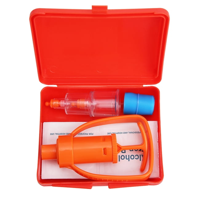 Extractor de veneno para mordeduras de serpiente, pompón, suministros de supervivencia para campamentos de emergencia al aire libre, protector