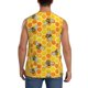 thumbnail image 4 of Fotbe Honeycombs Men's Camiseta sin Mangas Estampada para Hombres, Playera Casual para Gimnasio, Entrenamiento, Playa-XX-Large, 4 of 7