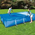 thumbnail image 4 of BRILLAR Cubierta rectangular impermeable para piscinas con estructura: resistente al polvo y de fácil instalación (220 x 150 cm/7,21 x 4,92 pies), 4 of 4