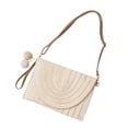 thumbnail image 2 of Douhoow Women Fashion Crossbody Envelope Bag Elegant Straw Handbag Clutch Summer Beach Shoulder Bag, 2 of 9