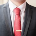 thumbnail image 5 of 3 pinzas de acero inoxidable para corbata de hombre: broche minimalista para bodas, negocios, conferencias, uso diario - Accesorios para trajes, 5 of 5