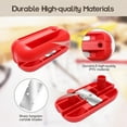 thumbnail image 2 of Edge Banding Trimmer, Hand Planer Edge Quad Trimmer, Laminate Veneer Edge Trimmer, PVC Plywood Melamine,1 * Edge Banding Trimmer 4 * sharp cutting edges,Red, 2 of 6