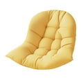 thumbnail image 1 of Cojín colgante para silla de huevo, grueso, cómodo, suave y lavable, ideal para hamacas, porches, interiores, jardines y exteriores. Amarillo, 1 of 9