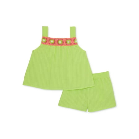 

Wonder Nation Toddler Girls Top and Shorts Set 2-Piece Sizes 12M-5T