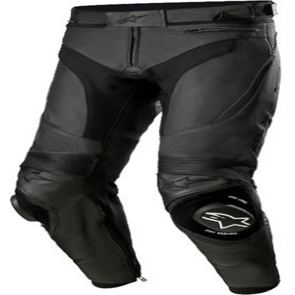 Alpinestars Missile V3 Airflow Mens Leather Motorcycle Pants Black 48 EUR
