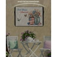 thumbnail image 3 of Outdoor TV Cover 40 to 43 Inch Weatherproof, Independence Day Spring Floral Love Heart Rustic 600D Oxford TV Covers with Waterproof Zipper, Outside Flat TV Screen Protector 40"Wx25"Hx4.5"D, 3 of 7