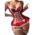 thumbnail image 4 of CAILDANL Women's lace pajama set, 4 of 5