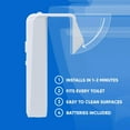 thumbnail image 5 of LooLoo Automatic Touchless Toilet Spray Starter Kit (Dispenser and 2 Fragrance Bottles) - Citrus Fresh and Clean Cotton Fragrance, 5 of 10