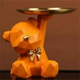 thumbnail image 4 of Qonioi Decorative Bear Shape Tray, Multifunctional Home Decor with Storage Compartment, Tabletop Organizer, Ornamental Tray, 4 of 5
