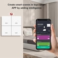 thumbnail image 3 of Tuya ZigBee Smart Scene Switch 4 Gang Smart Switch 12 Scene Switch, 3 of 4