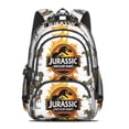 thumbnail image 2 of Dinosaur Names Chart Pattern Cute School Backpack Bag with Padded Back and Adjustable Shoulder Straps 16.9 X 12.6 X 5.9 Inches, 2 of 5