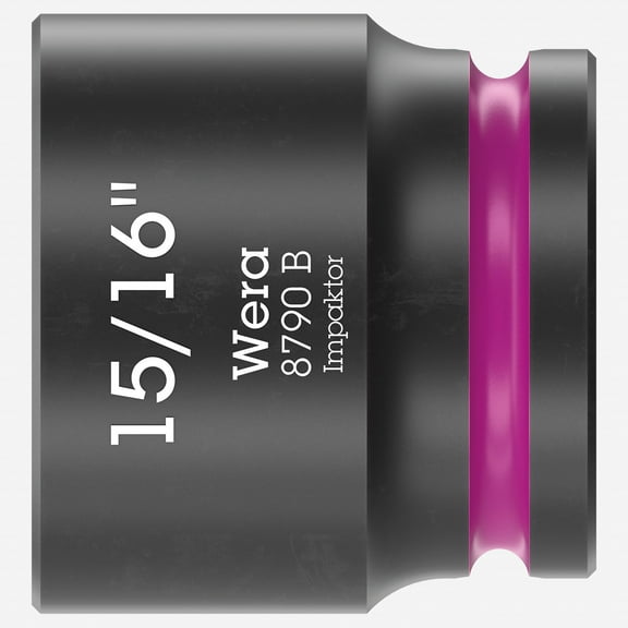 Wera 005525 8790 B 15/16" Impaktor Socket, 3/8" Drive, 6 Point