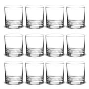 Lexington Rocks Whiskey Glass 10.5 oz, Set of 12, Bulk Pack - Perfect for Scotch, Bourbon, Whiskey, Cocktail - Clear