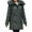 Dark Gray, variant on Womens Coats Plus Size Clearance Winter Zipper Plus Thickened Fleece Warm Jacket Long Cotton Coat Solid Color Outwear Casual Loose Long Sleeve Outerwear (Purple,XXL)