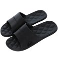 thumbnail image 3 of nsendm Male Shoes Adult Mens Slippers Size 14 Wide Width Memory Foam Men's Couples Bathroom Slippers Men's slipper Jets Slippers for Men Black 12, 3 of 4