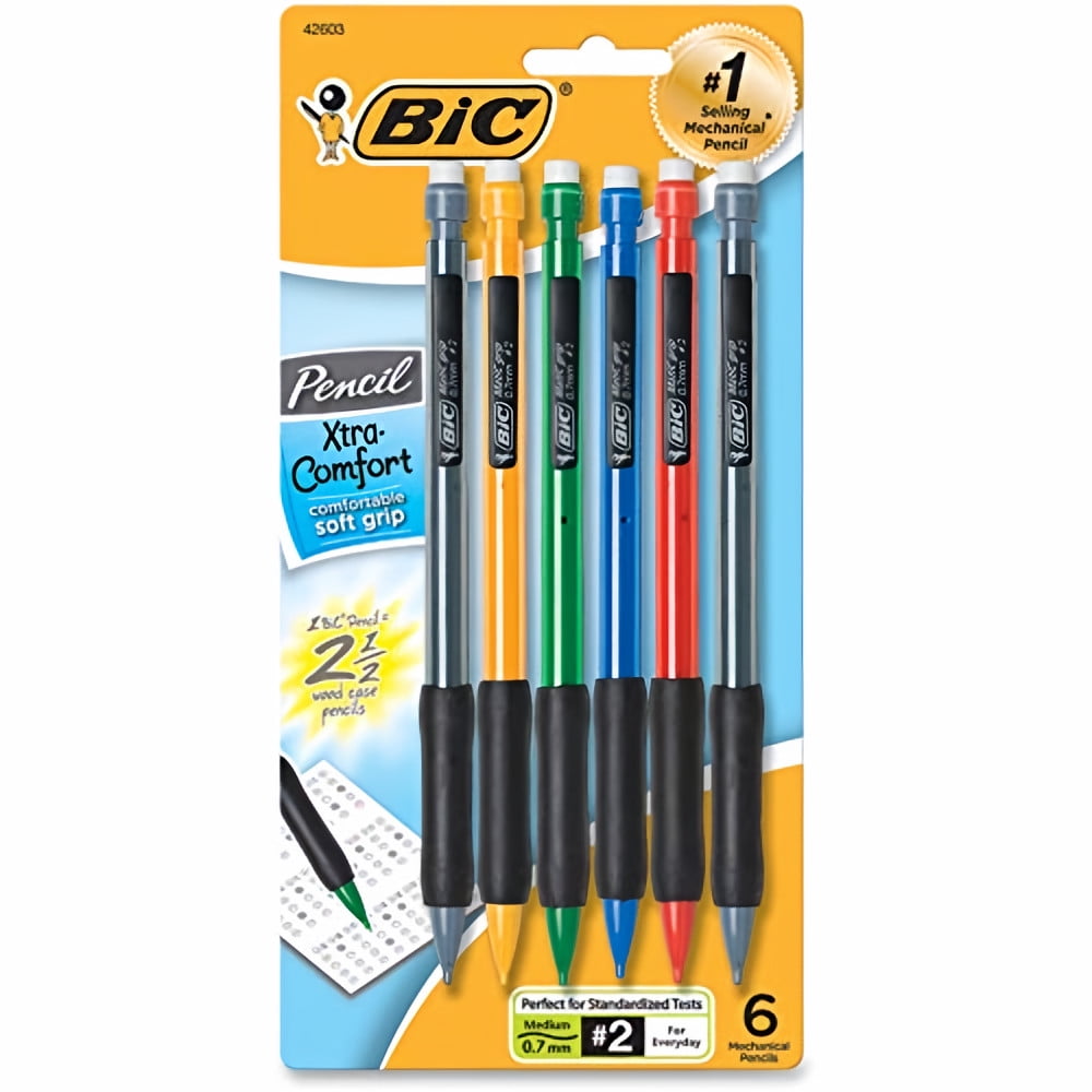 Bic Matic Grip Mechanical Pencil, HB #2, Lead Pack, 32 Ct