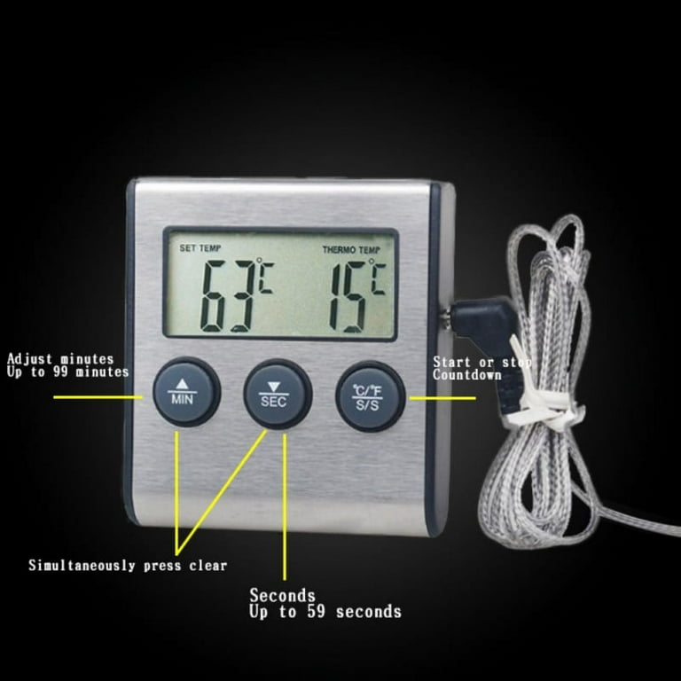 Instant Read Digital Electronic Meat Cooking Thermometer for Kitchen Food Grill Oven BBQ and Smoker Instant Read Digital Electronic Meat Cooking Thermometer for Kitchen Food Grill Oven BBQ and Smoker