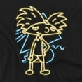 thumbnail image 2 of Hey Arnold T-Shirt Hey Arnold Neon Unisex Graphic Tee for Men & Women, 2 of 7