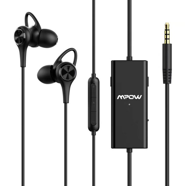 Active Noise Cancelling Headphones, Wired In Ear Earphones, Corded