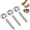 3pcs, variant on Stainless Steel Egg Yolk Separator,Egg Yolk White Filter Divider Tool with Long Handle - egg Yolks White separator for Kitchen Cooking and Baker