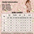 thumbnail image 2 of Women's Casual V-Neck Floral Print Sleeveless Midi Dress Lightweight Chiffon Summer Boho Dress with Side Slits and Elastic Waist for Beach Vacations,Watermelon Red M, 2 of 4